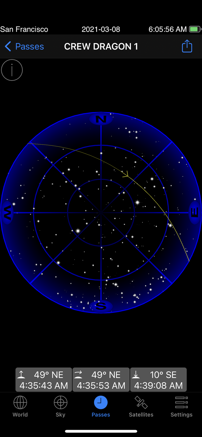 GoSatWatch Satellite Tracking