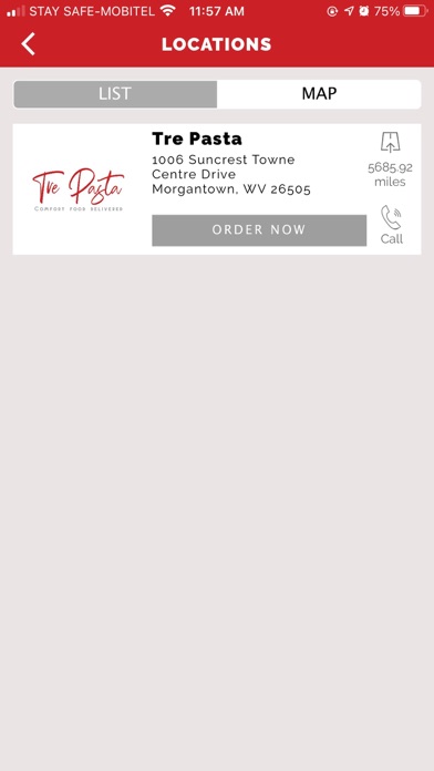 Tre Pasta Screenshot 2 - AppWisp.com Tre Pasta Screenshot 2 - AppWisp.com