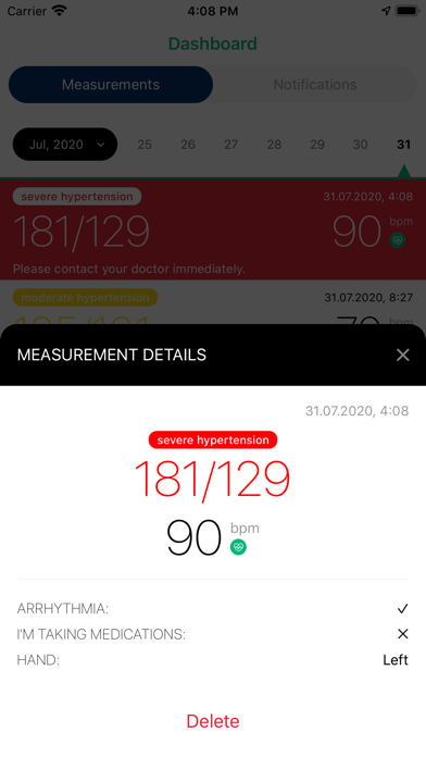 Joda - Blood Pressure App screenshot 4
