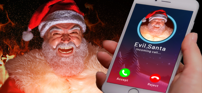 Evil Santa Call Prank