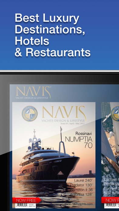 NAVIS: Luxury Yacht Magazine Screenshot