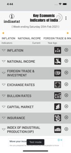 Key Economic Indicators screenshot #2 for iPhone