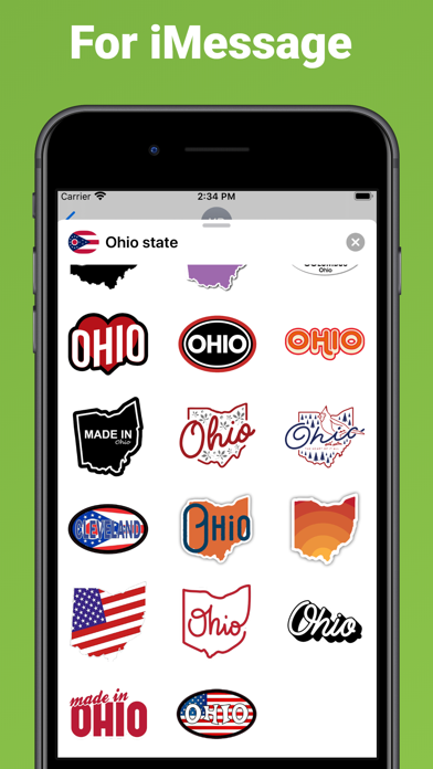 Ohio emoji - USA stickers Screenshot