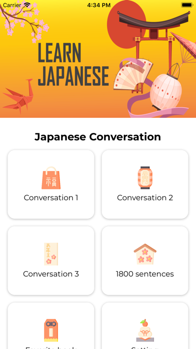 Screenshot #1 pour Japanese Conversations Advance
