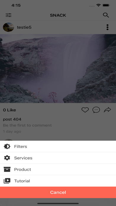 SnackApp Screenshot
