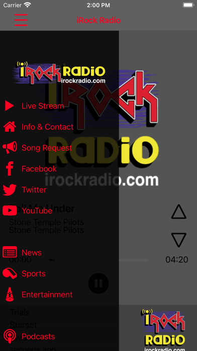 iRock Radio Screenshot