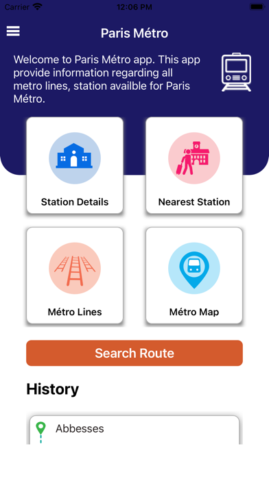 Screenshot #1 pour Paris Metro Routes and Map Pro