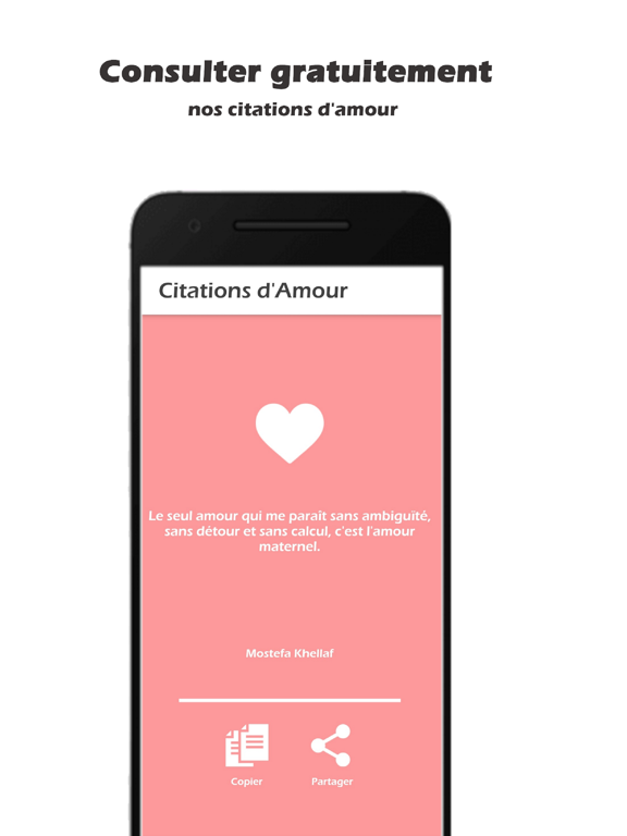 Screenshot #4 pour Vos Citations d'Amour