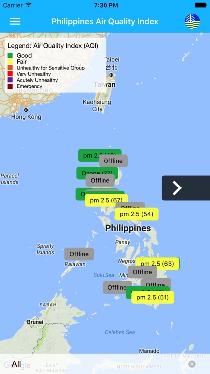 Philippines Air Quality Index