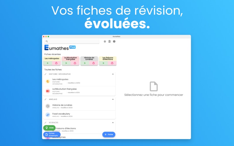 Screenshot #1 pour Eumathes Desktop