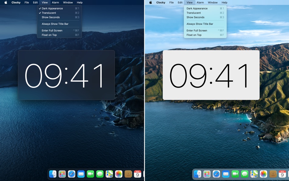#1. Clocky – The Desktop Clock (macOS) Bởi: Boterham