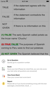TOTAL IELTS Reading Practice screenshot