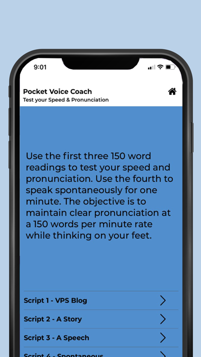 Pocket Voice Coach Screenshot