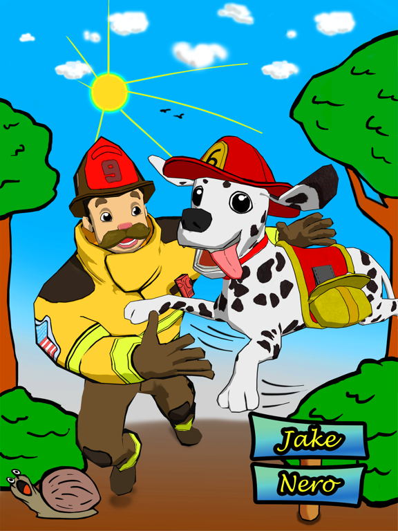 StoriePlay fireman pet story iPad screenshot 4 - Entertainment app