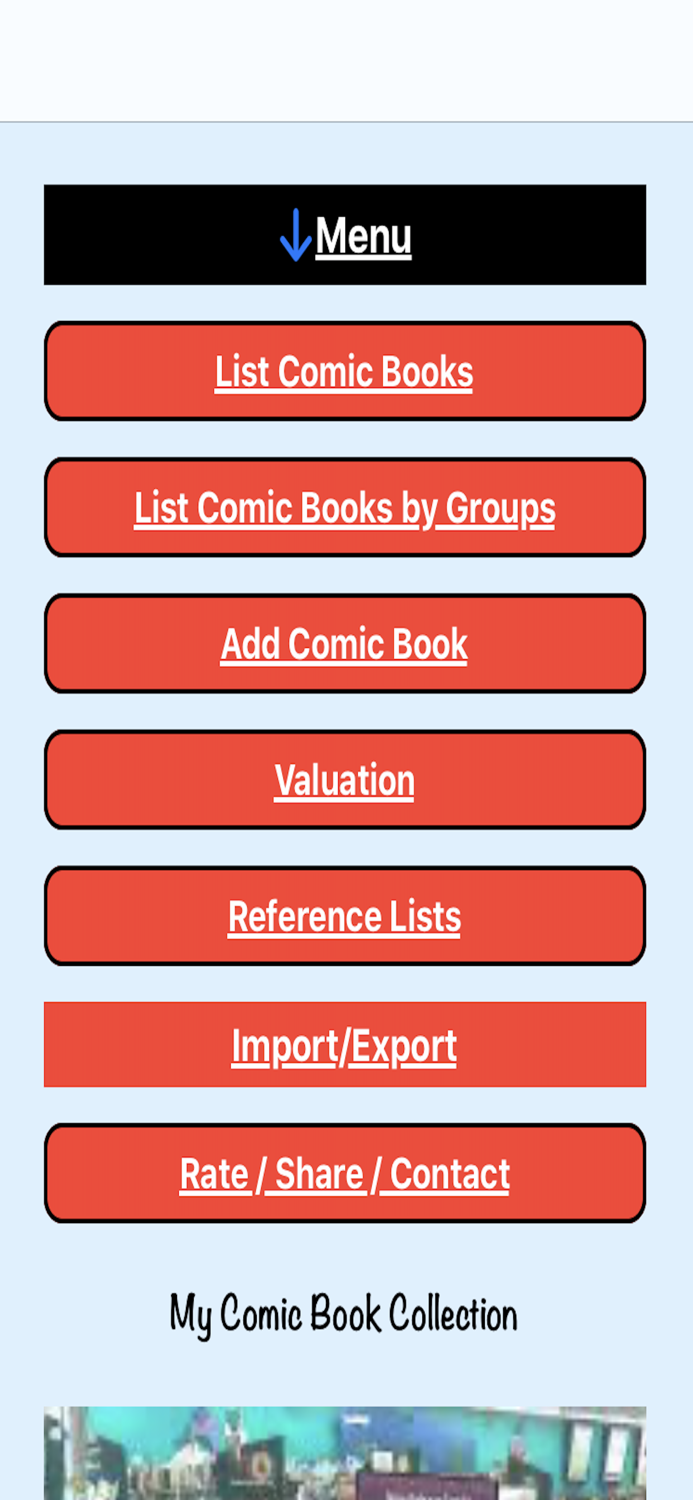 My Valuable Comic Books