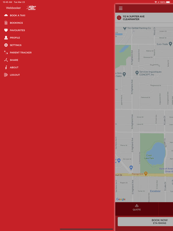 Screenshot #5 pour United Taxi Clearwater