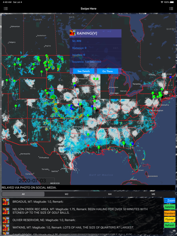 Screenshot #4 pour Instant NOAA Storm Lite