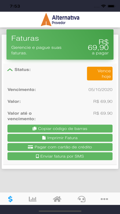 Alternativa Provedor Screenshot