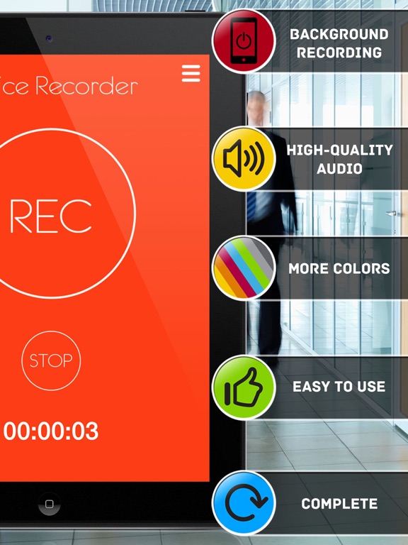 Screenshot #2 for Voice Recorder Pro .