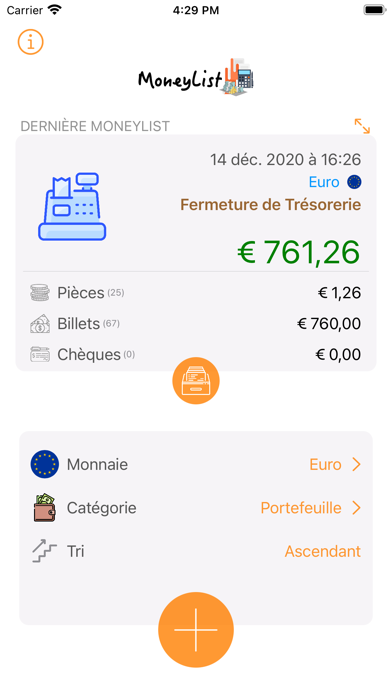 Screenshot #1 pour MoneyList