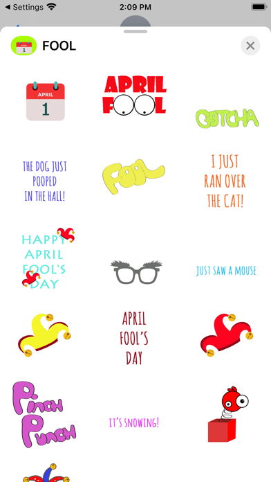 Screenshot #2 pour April Fool's Day Sticker Pack