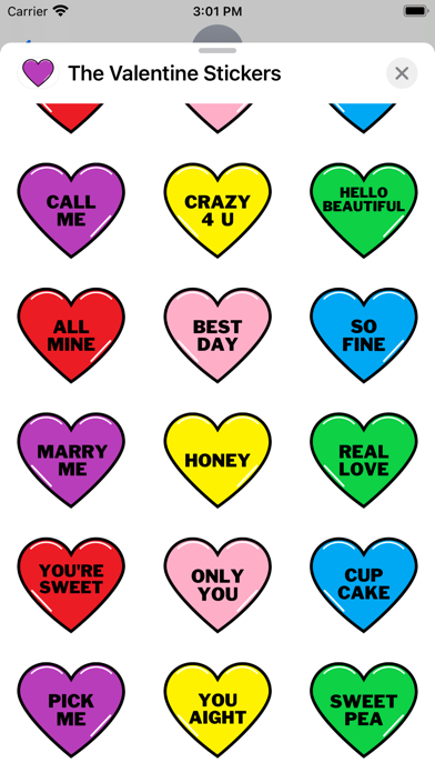 The Valentine Stickers screenshot 3