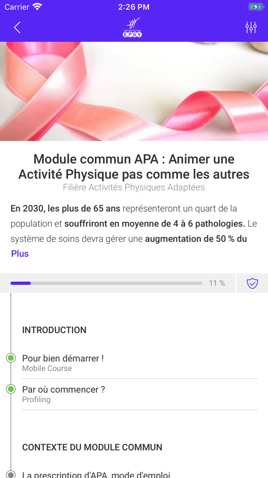 #2. EPGV Learning (iOS) 由: Fédération Française d'Education Physique et de Gymnastique Volontaire