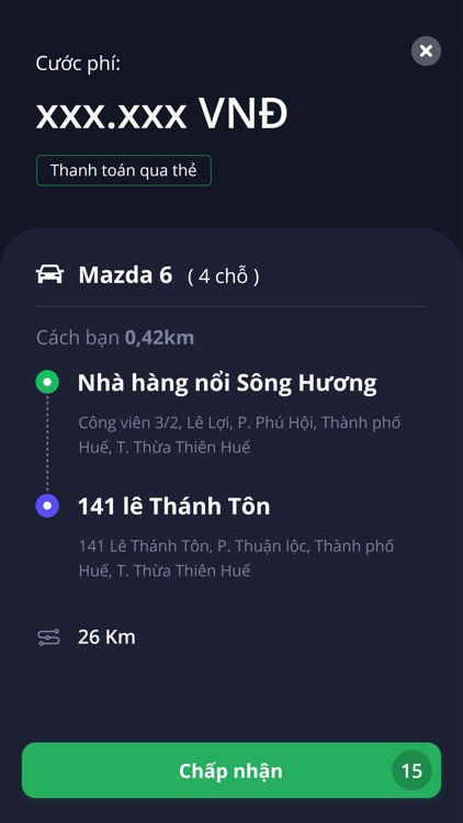 ViSafe - Ứng dụng nhận cuốc xe screenshot-3