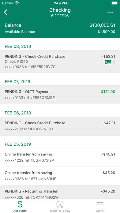 Pennstar Federal Mobile App Screenshot