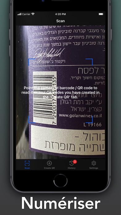 Screenshot #1 pour Create & Scan QR / Barcodes