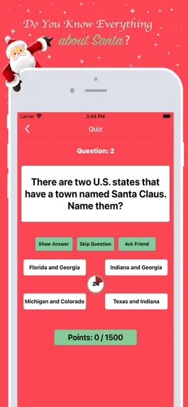 Game screenshot Video Call From Santa & Quiz hack