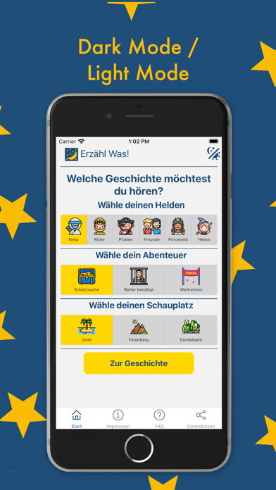 Erzähl Was! - Geschichten-App Screenshot