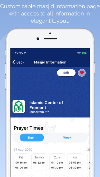 Masjidi-Salah and Iqamah times Screenshot