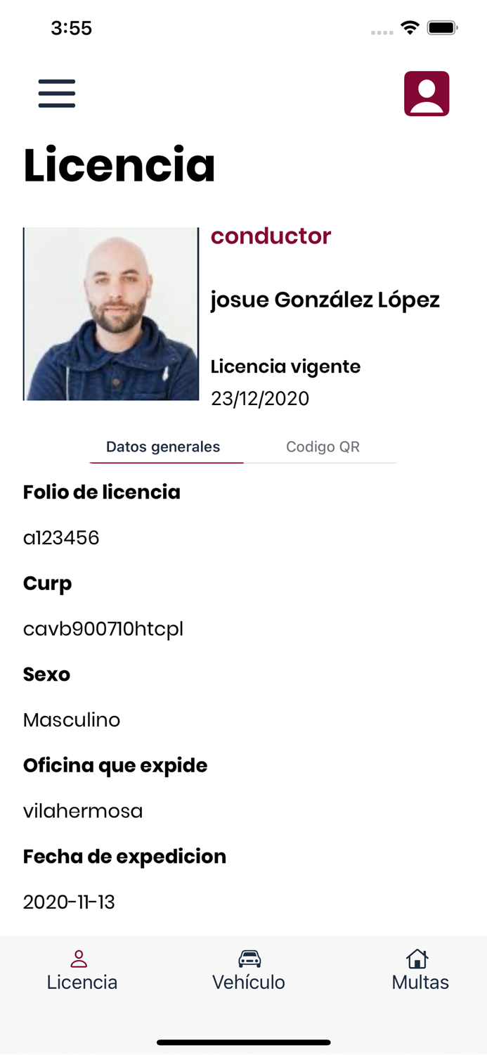 Licencia Tabasco