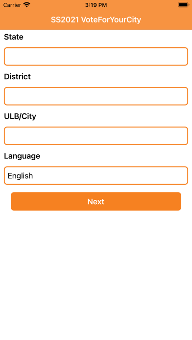 SS2021 VoteForYourCity Screenshot