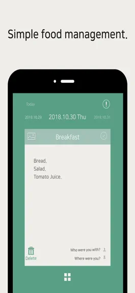 Game screenshot Dining Note: Simple Diet Diary hack