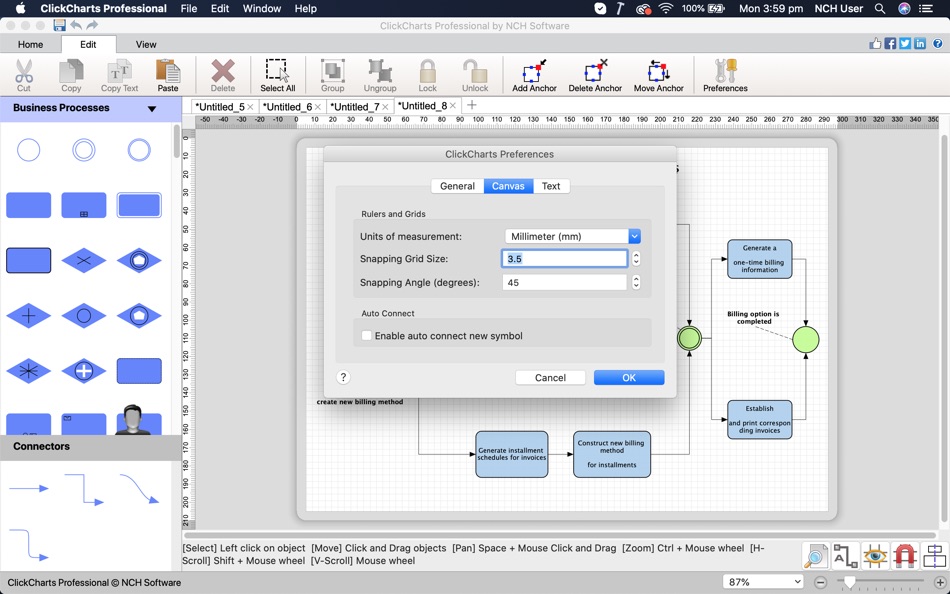 #7. ClickCharts Professional (macOS) 由: NCH Software