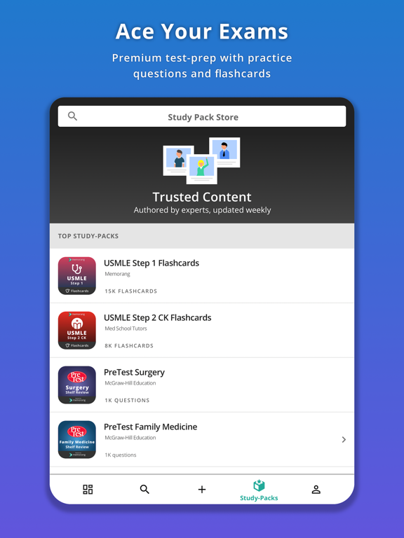 Memorang: Flashcards & Quizzes iPad screenshot 5 - Education app