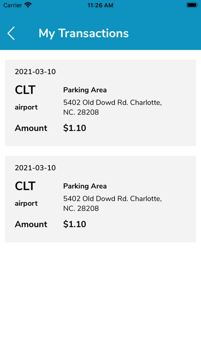 Express Parking Screenshot