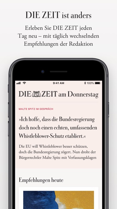 DIE ZEIT Screenshot