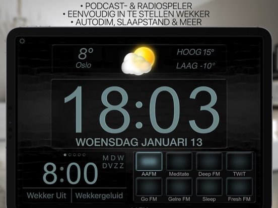Best Clock Radio-Podcast iPad app afbeelding 1