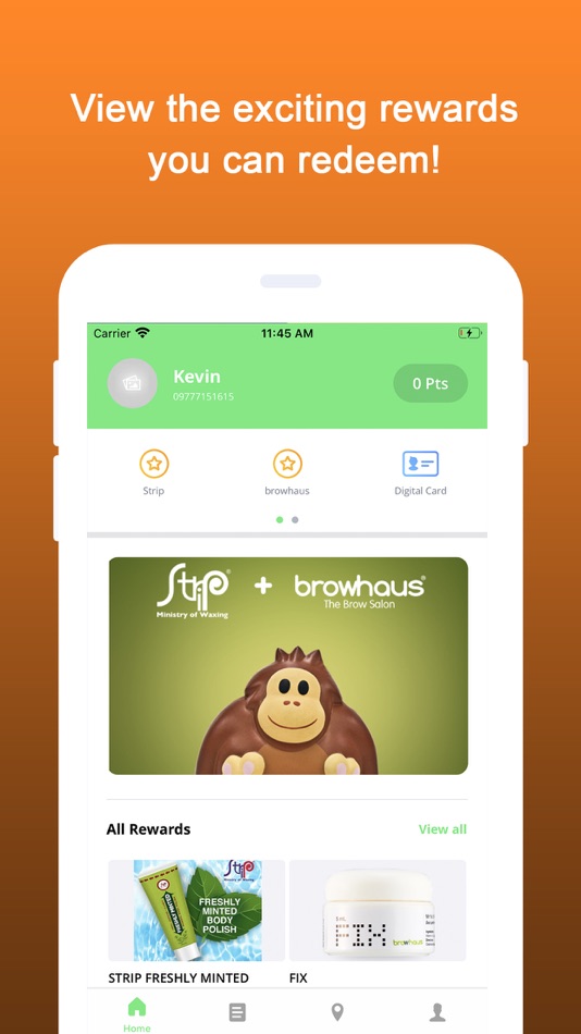 #2. Strip and Browhaus (iOS) 来自: Rush Technologies Inc