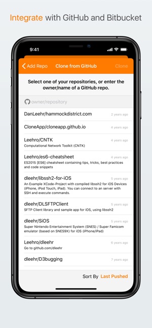 Clone - Git client advanced on the App Store