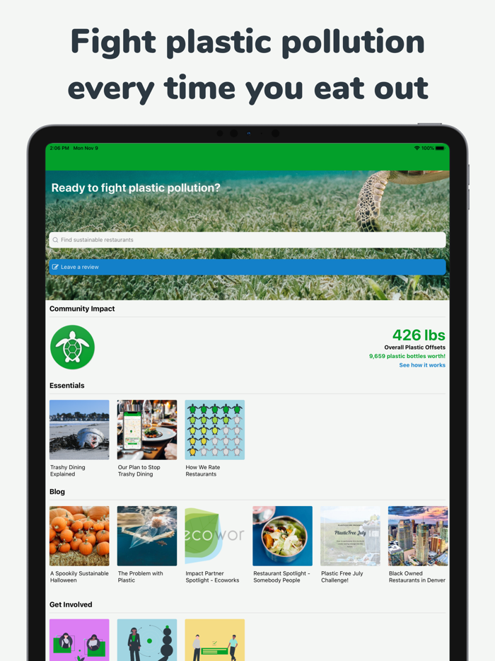 PlasticScore Zero Waste Dining