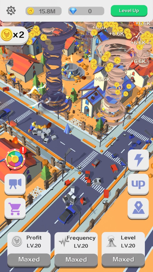 #4. Idle Disaster (iOS) By: Gameley