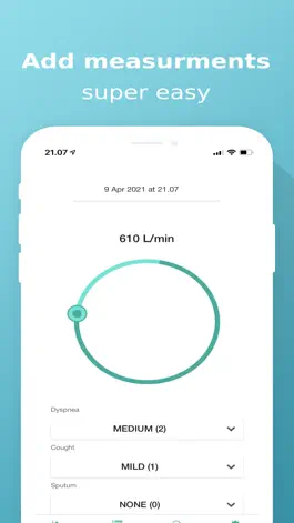 Game screenshot Easy Peak Flow Diary hack