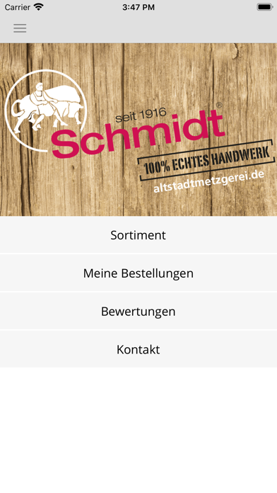 Altstadtmetzgerei Schmidt Screenshot