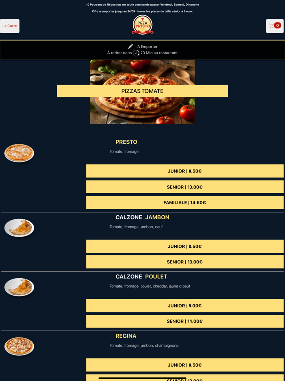Screenshot #6 pour Pizza Presto Dives