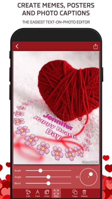 Screenshot #2 pour Love Greeting Cards Maker