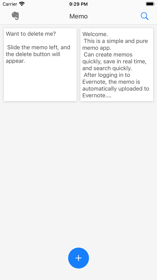 #1. SimpleMemo for Evernote (iOS) By: Jun Li